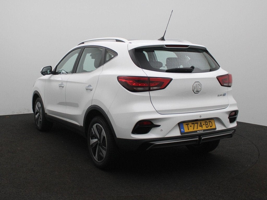 MG ZS EV Long Range Luxury 70 kWh | Apple Carplay/Android Au, Auto's, MG, 12 maanden, Gebruikt, ZS, Wit