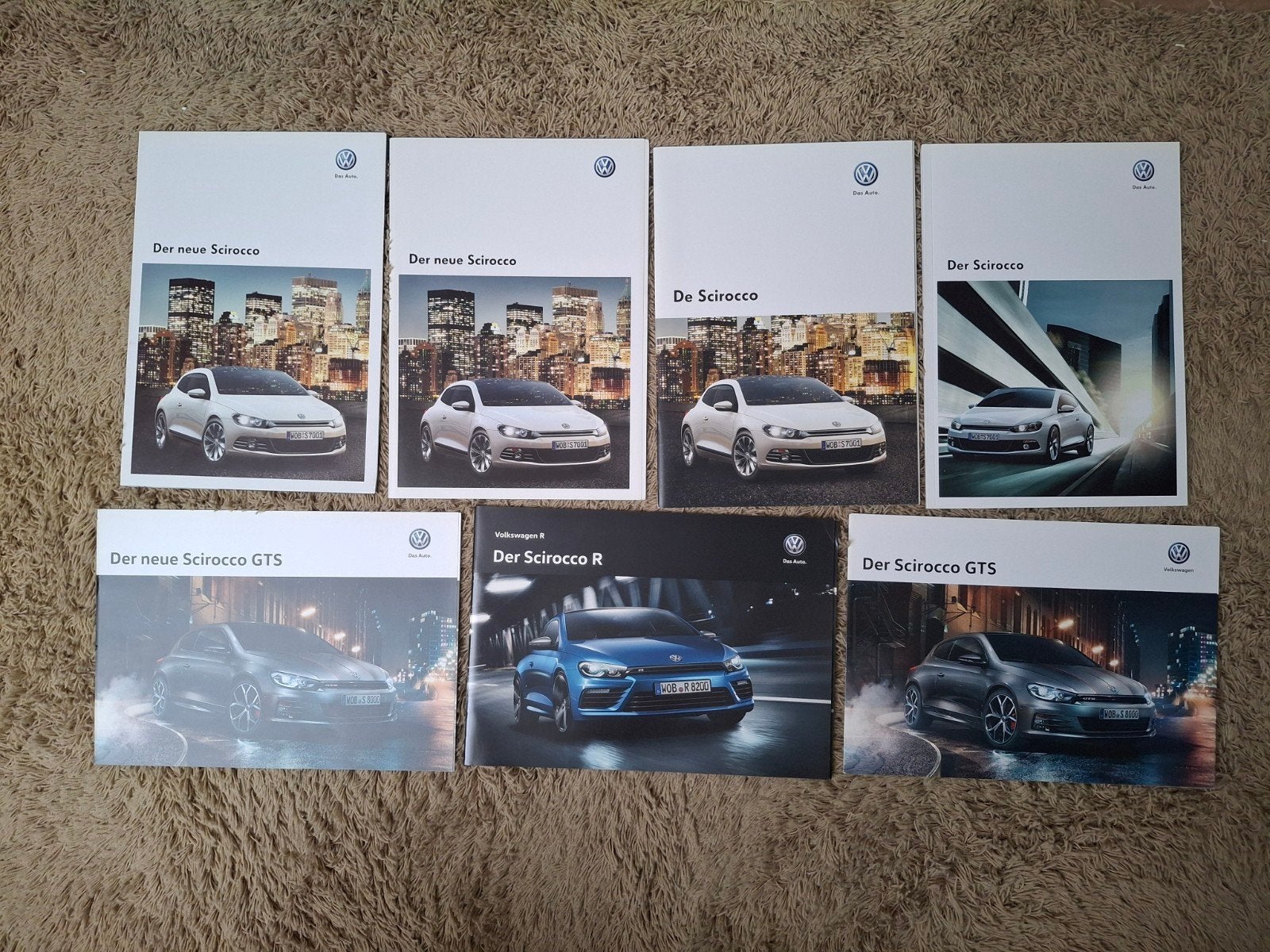 lot autofolders VW Scirocco 3e generatie, Verzenden, Volkswagen