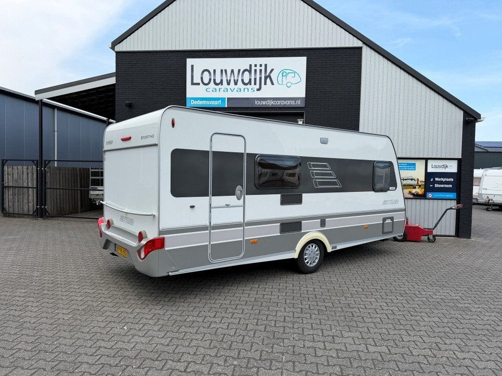 ERIBA Jive 505 TK '14 (6 pers. Fransbed), 7 tot 8 meter, Bedrijf, Treinzit, Eriba