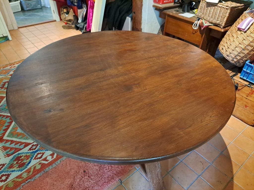Handgemaakte Drentse Klaptafel - Goede Staat, Ophalen