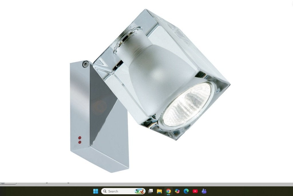 Fabian ice cube spotlight, Up & down verlichting, Verzenden, GU10, Zo goed als nieuw