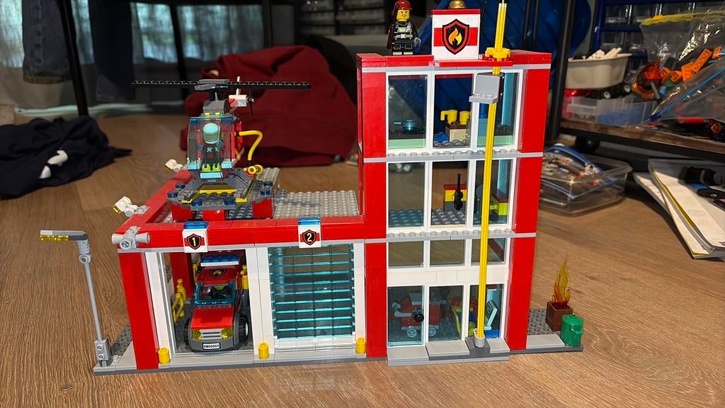 3 Lego city brandweer sets, Ophalen of Verzenden, Zo goed als nieuw