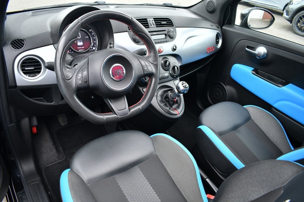 Fiat 500C 1.2 500S Cabrio 92.500KM Digitale Cockpit|Leder|Ai, Auto's, Gebruikt, 4 cilinders, Cabriolet, Leder en Stof