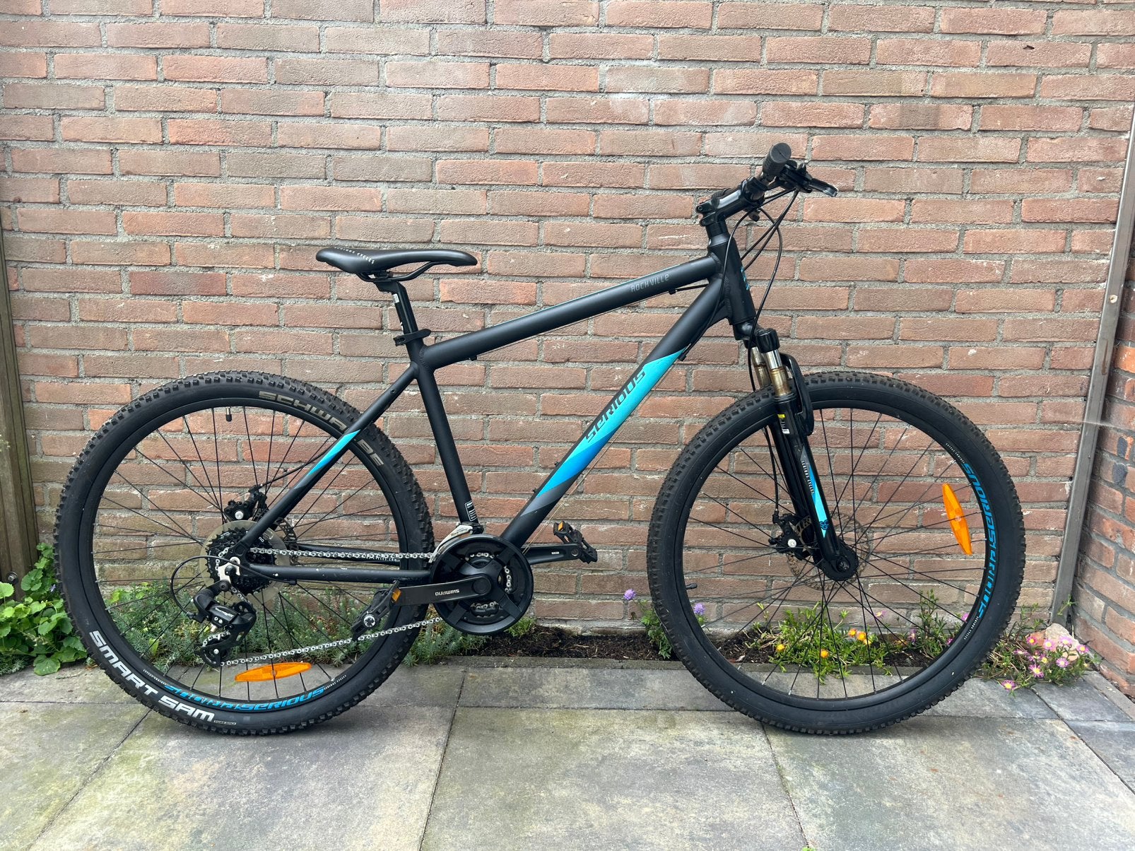 Mountainbike - serious rockville, Hardtail, 45 tot 49 cm, Zo goed als nieuw, Schijfrem