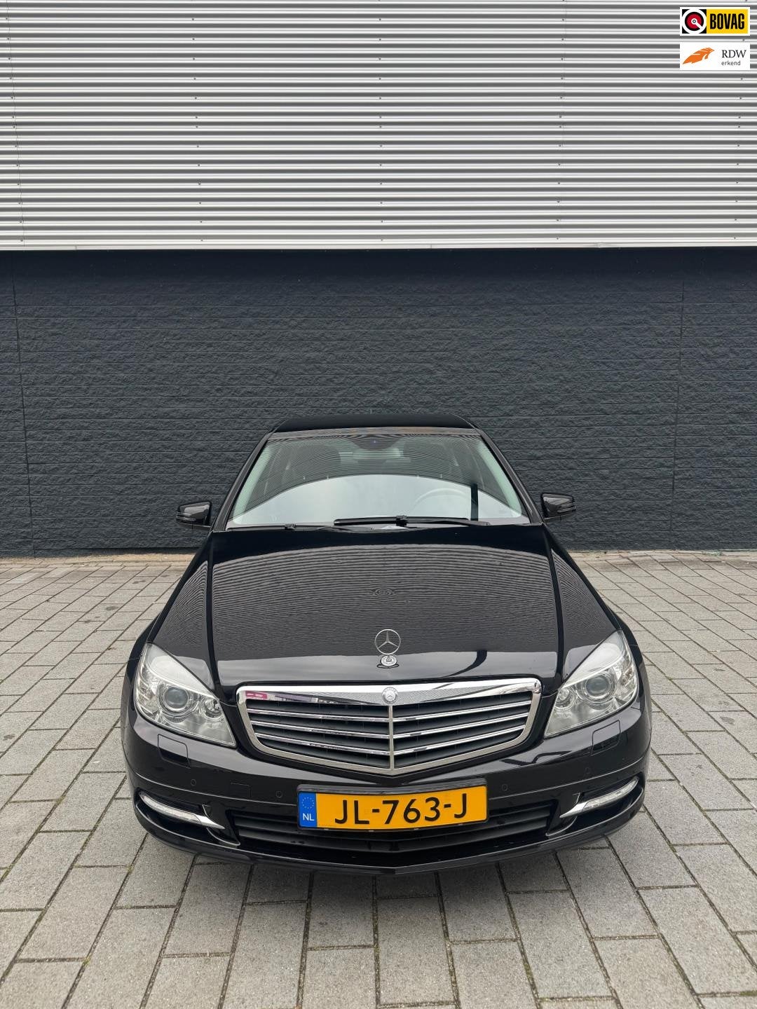 Mercedes-Benz C-klasse 180 Elegance, Auto's, Automaat, Achterwielaandrijving, 1796 cc, Zwart