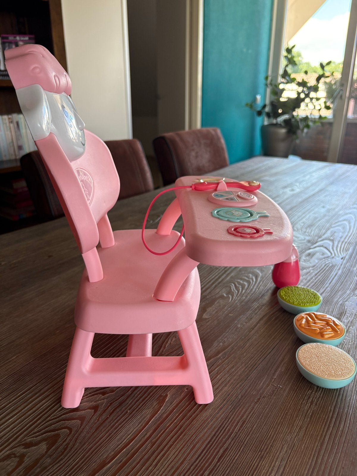 Baby Annabell Eetstoel met accessoires, Kinderen en Baby's, Speelgoed | Poppen, Ophalen, Gebruikt, Overige typen