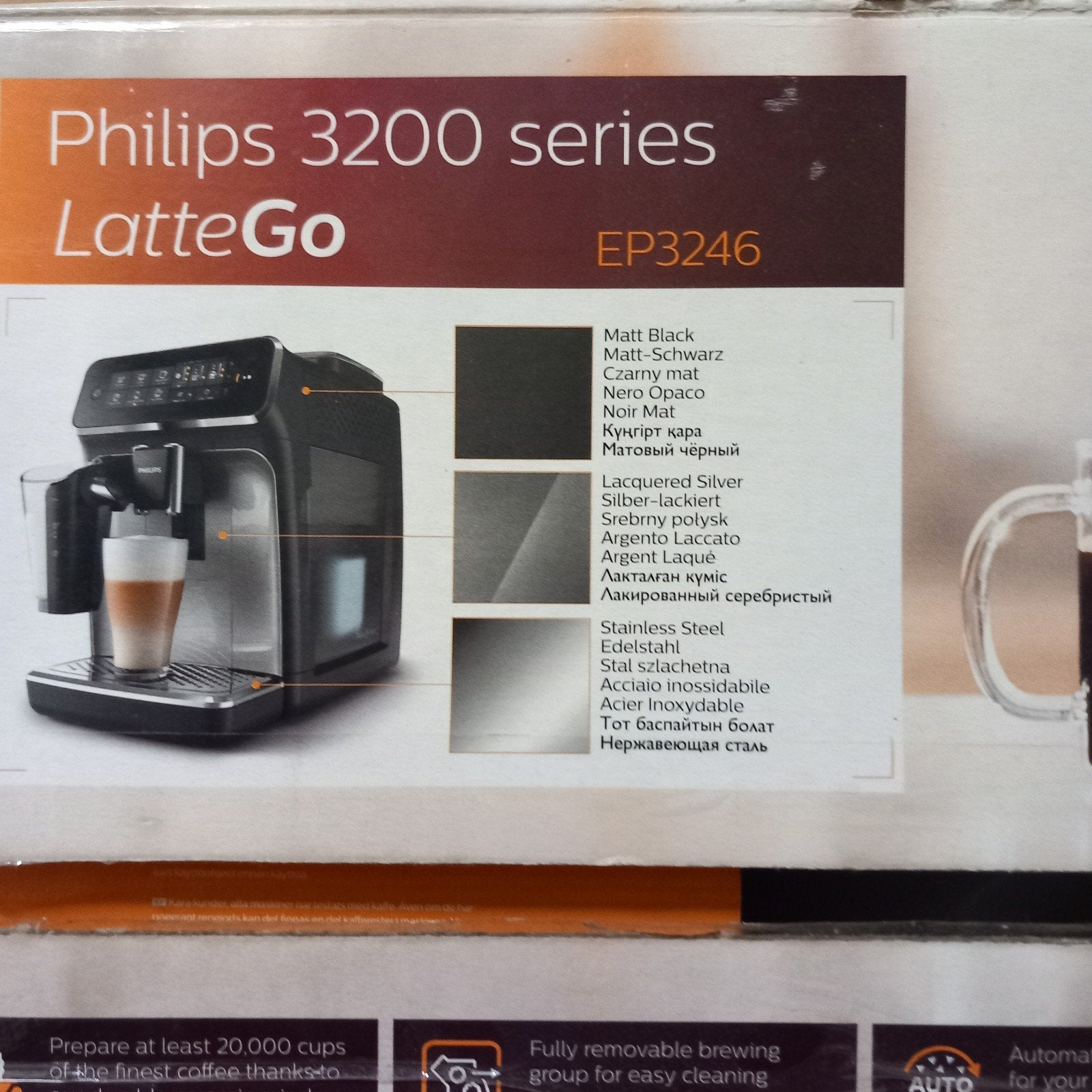 Series 3200 EP3246/70 Volautomatische espressomachines, Witgoed en Apparatuur, Koffiezetapparaten, 10 kopjes of meer, Ophalen
