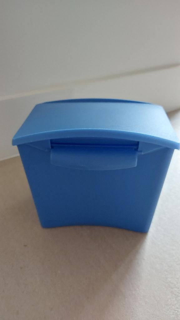 afvalbakje blauw, Kunststof, Ophalen of Verzenden, Zo goed als nieuw, Minder dan 10 liter