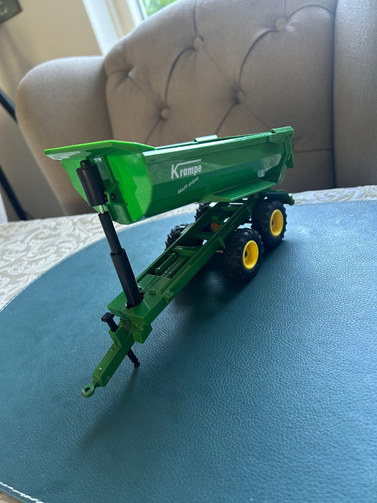 Half-pipe Krampe Kipper John Deere Siku, Verzenden, Gebruikt, Tractor of Landbouw, SIKU