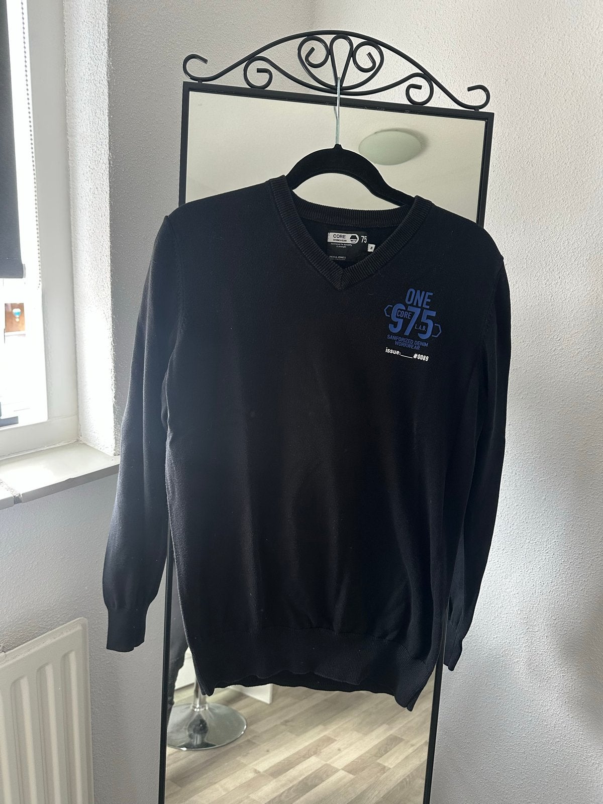 Jack & Jones CORE Workwear V-hals trui - Maat M, Ophalen of Verzenden, Zo goed als nieuw, Maat 48/50 (M), Zwart