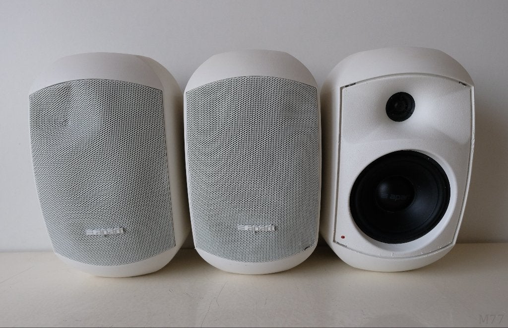 7x Apart Masck4CT Monitor Speakers, Overige merken, Studiomonitor, Gebruikt, Inclusief muurbeugels
