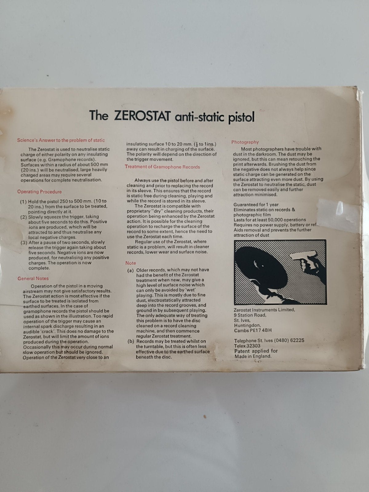 antistatische pistool, Ophalen of Verzenden