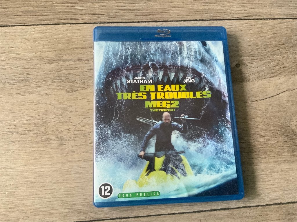 Blu-Ray The Meg 2 Blu Ray Bluray Jason Statham, Ophalen of Verzenden, Zo goed als nieuw, Actie