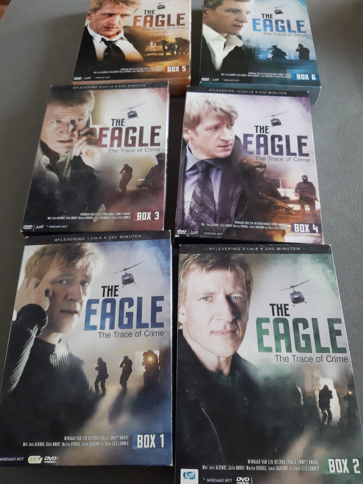 The Eagle: The Trace of Crime - Complete Serie (6 Boxen), Maffia en Misdaad, Vanaf 16 jaar, Nederlands, Zo goed als nieuw