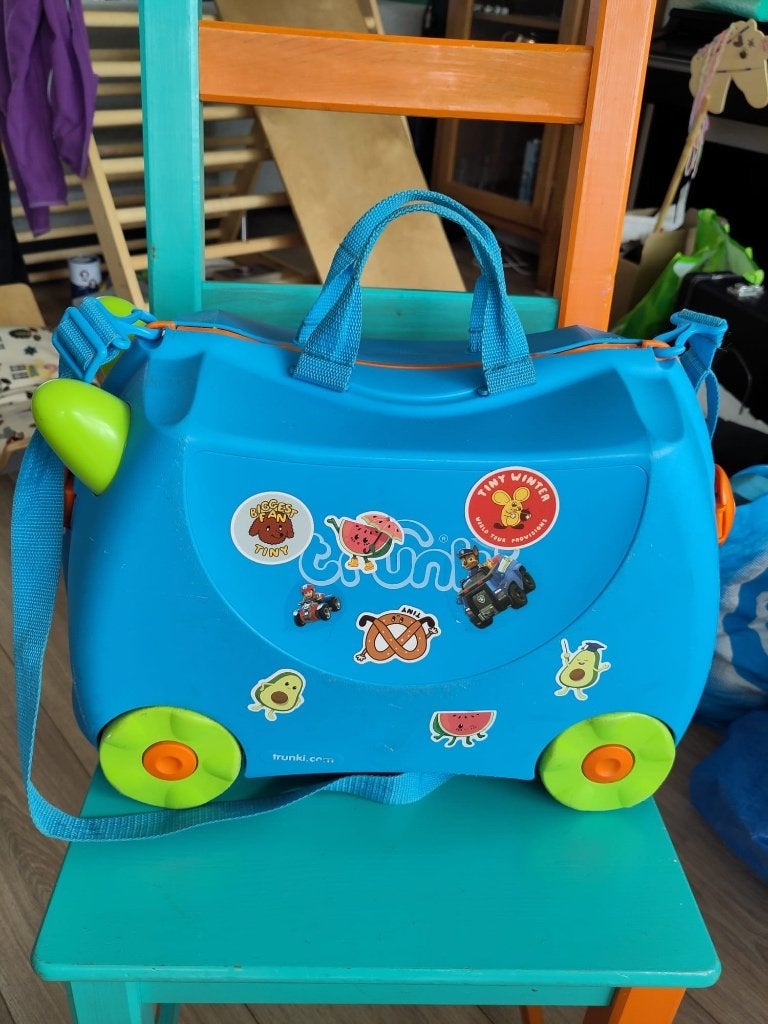 Kinderkoffer Trunki, Gebruikt, Hard kunststof, Minder dan 50 cm, Minder dan 35 cm