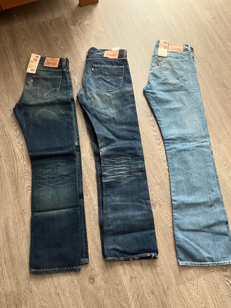 Levi's broeken nieuw, nooit gedragen en kaartjes er nog aan, Kleding | Heren, Ophalen, Levi's, Blauw, Nieuw