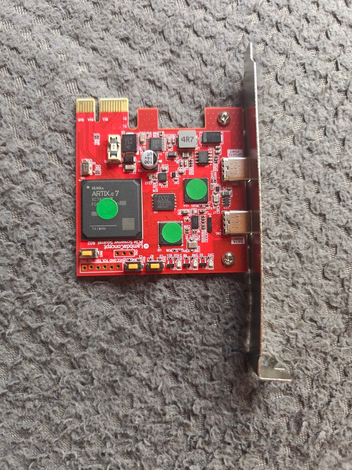 Lambda Concept DMA Kaart Squirrel - Xilinx Artix-7 FPGA, Ophalen, PCI-Express 3, Overige soorten, Overige chipsets