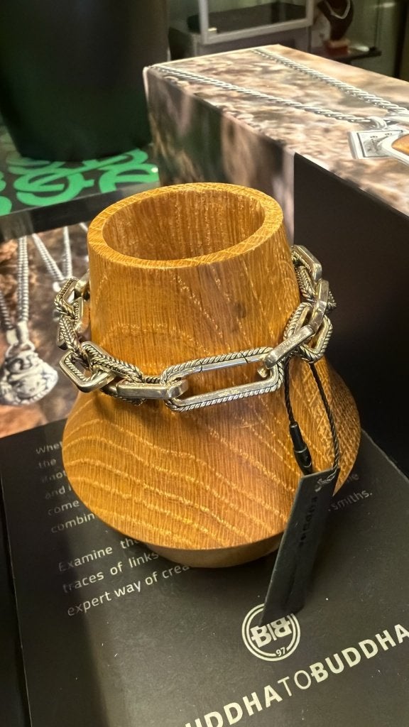 BUDDHA TO BUDDHA ARMBAND TYPE 117 C+ BARBARA LINK € 399,95, Sieraden, Tassen en Uiterlijk, Ophalen of Verzenden, Nieuw, Zilver