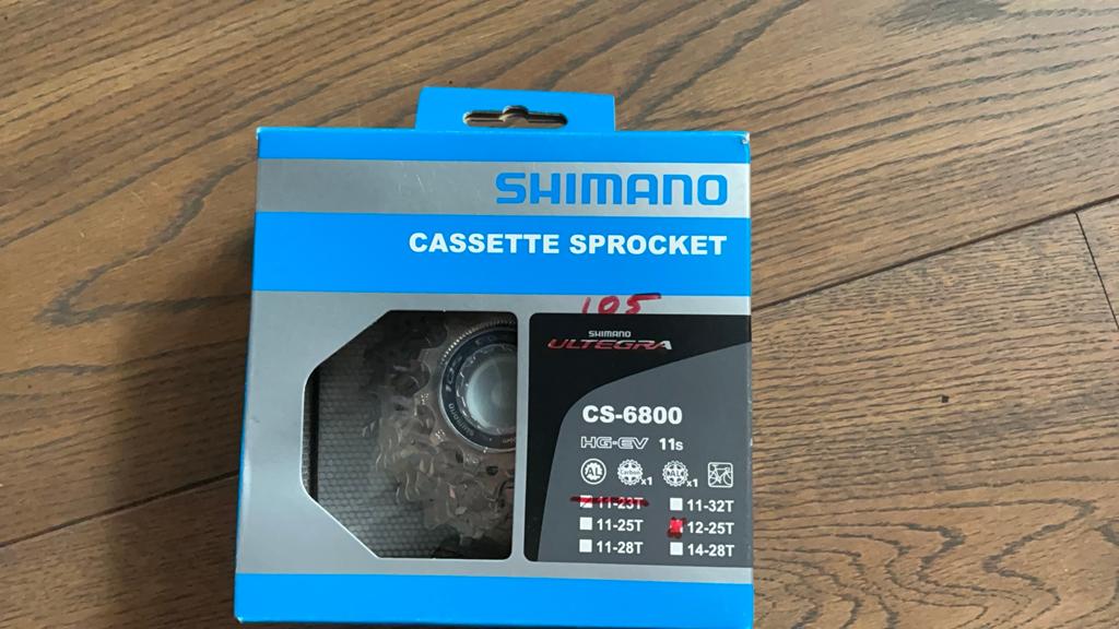 Shimano 105 12-25 cassette 11 speed, Fietsen en Brommers, Fietsonderdelen, Nieuw, Ophalen of Verzenden, Derailleur of Ketting
