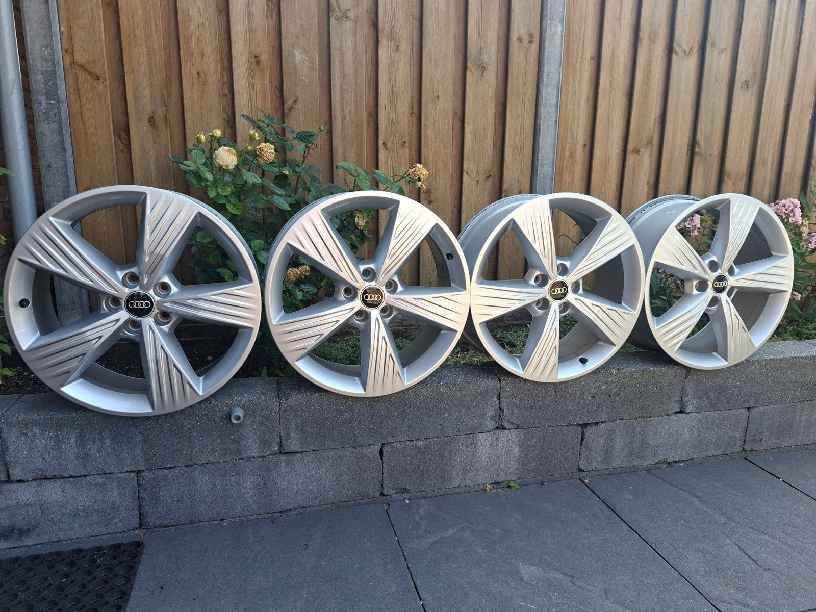 Originele Audi 19" velgen 5x112 8J ET45 | 89A601025B, Auto-onderdelen, Banden en Velgen, Gebruikt, Velg(en), 235 mm, Personenwagen
