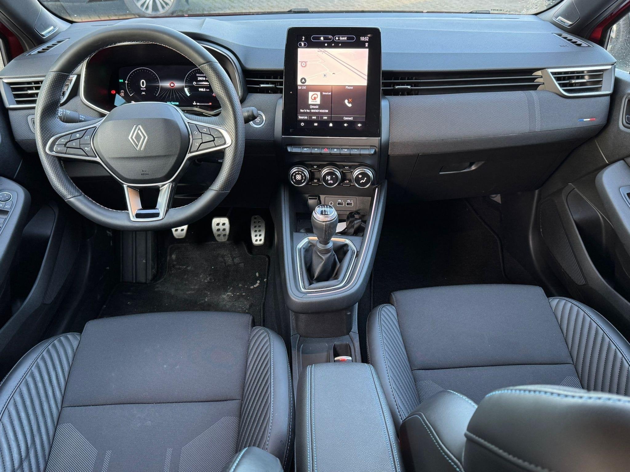Renault Clio 1.0 TCe 90 GPF esprit Alpine | BOSE | 360 Cam, Gebruikt, Met garantie (alle), Leder en Stof, Origineel Nederlands