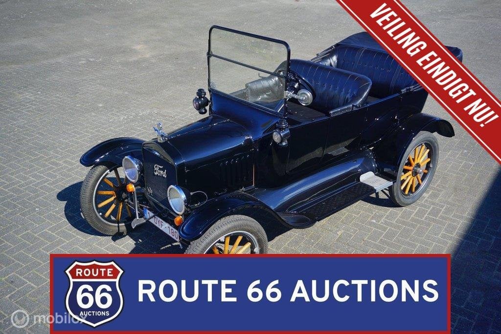 Ford Model T | 1926 | Route 66 Auctions, Auto's, Overige carrosserieën, Zwart, Bedrijf, Handgeschakeld