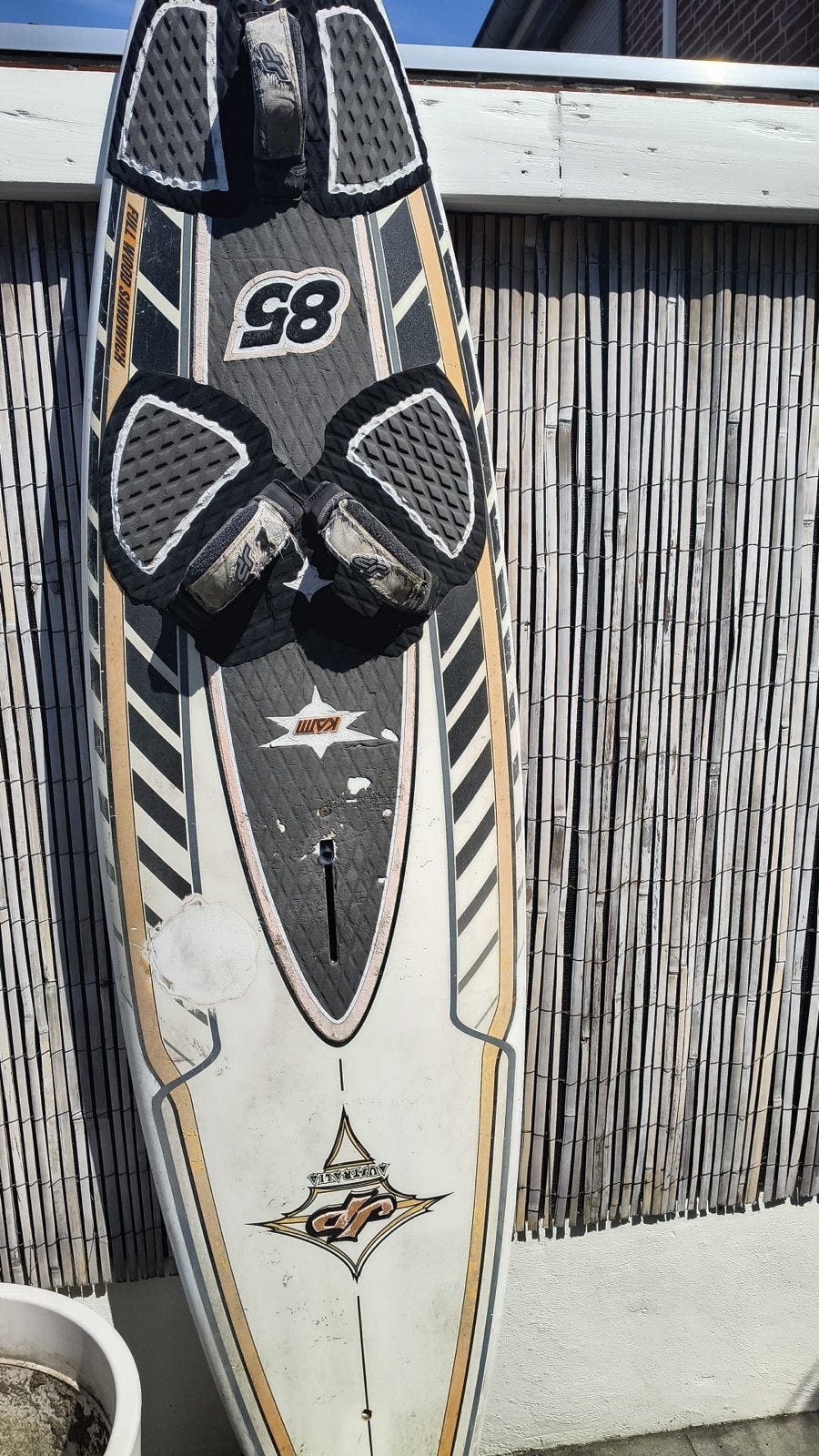 Surfplank decoratie mancave, Watersport en Boten, Windsurfen, Met voetbanden, Gebruikt, Minder dan 250 cm, Ophalen of Verzenden
