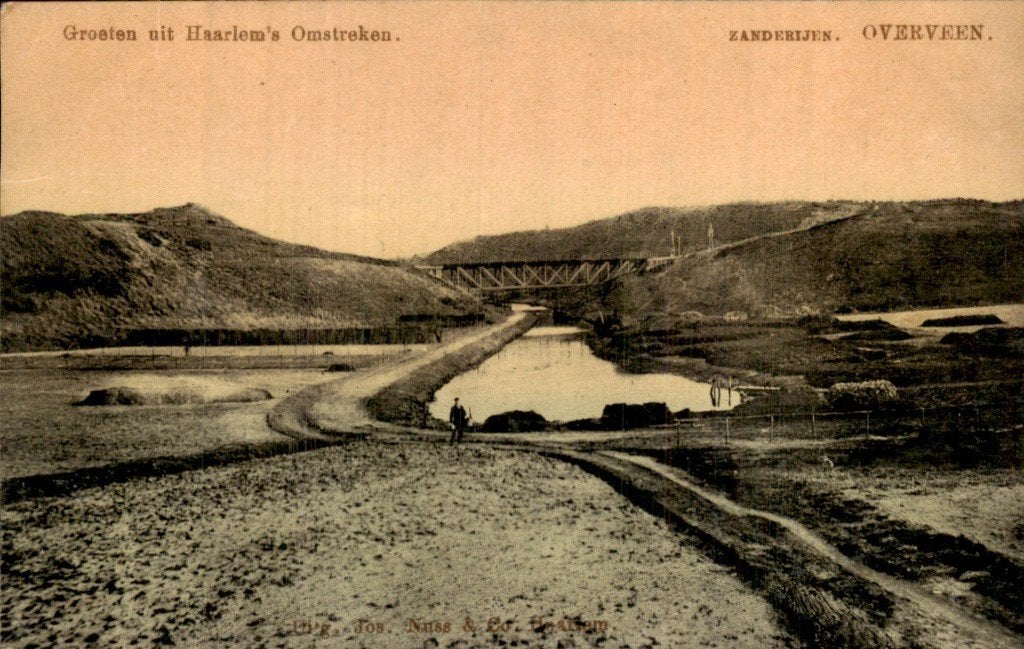 Overveen - Zanderijen - Tulp, Ophalen of Verzenden, Voor 1920, Gelopen, Noord-Holland