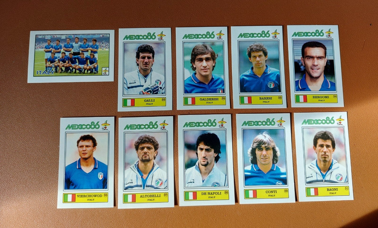 italie voetbal plaatjes wk 86 adidas, Ophalen of Verzenden, Zo goed als nieuw, Meerdere stickers