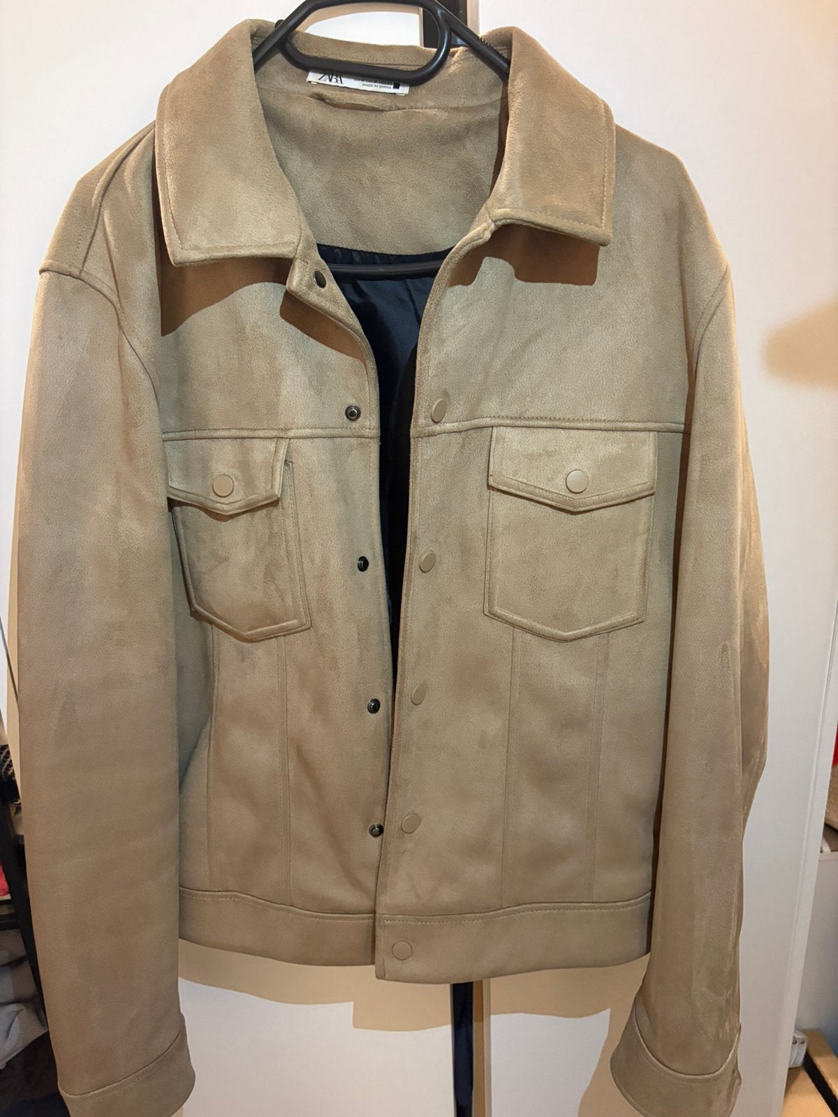 ZARA heren tussenjas beige, Ophalen of Verzenden, Zo goed als nieuw, Maat 48/50 (M), Beige