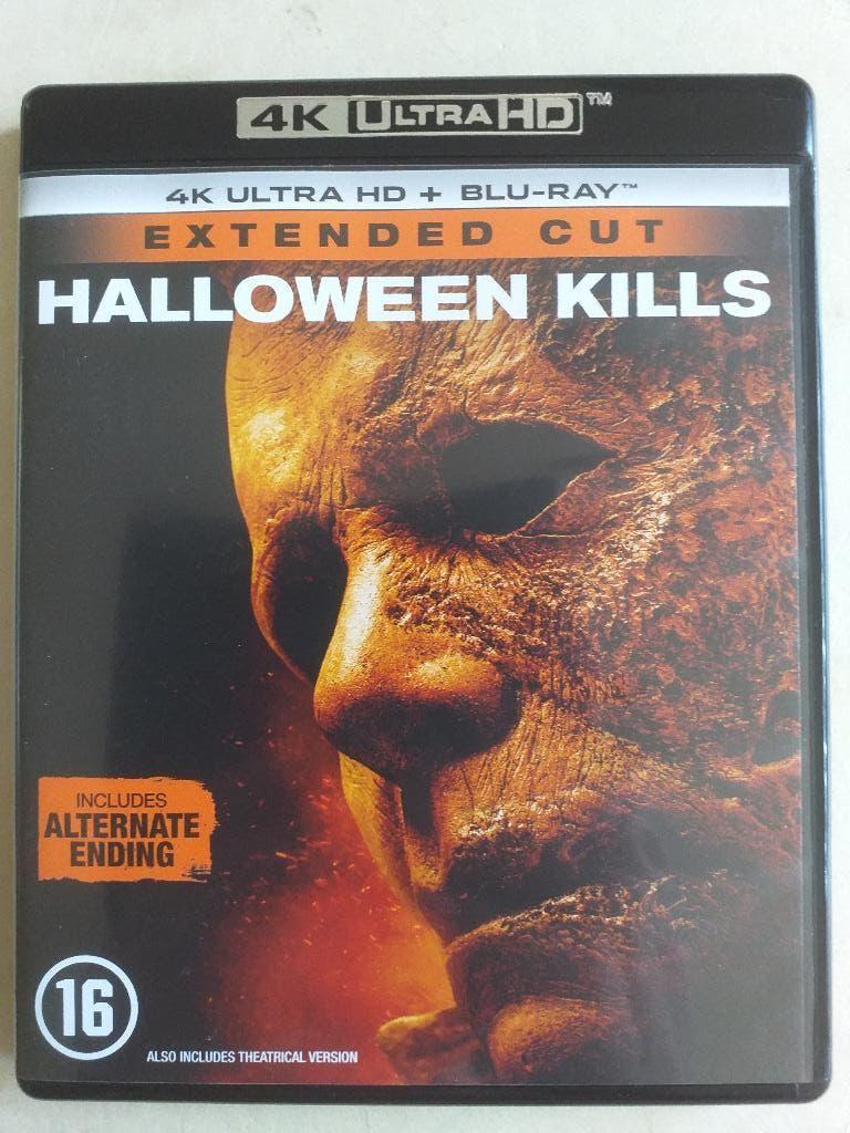 Halloween Kills 4K Bluray + 2D Bluray, Cd's en Dvd's, Verzenden, Zo goed als nieuw, Horror