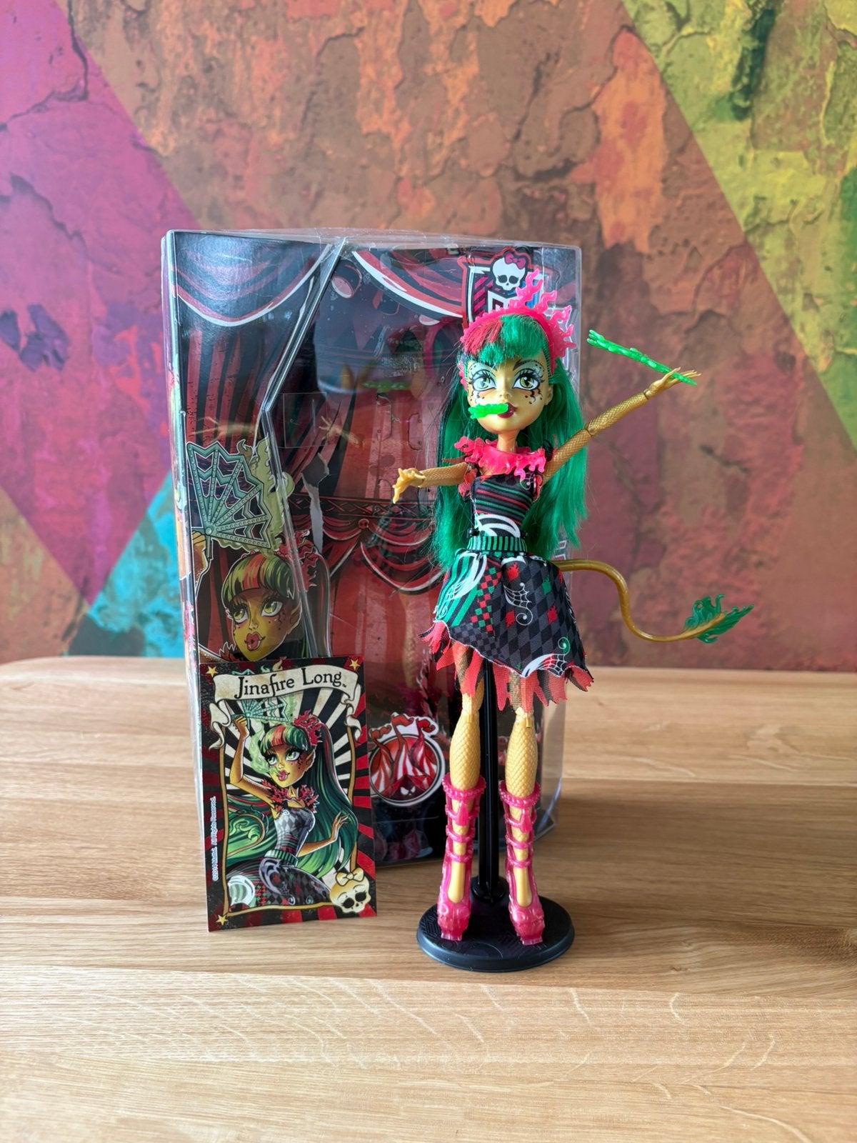 Monster High Jinafire Long Freak du Chic G1 met doos, Ophalen of Verzenden, Zo goed als nieuw