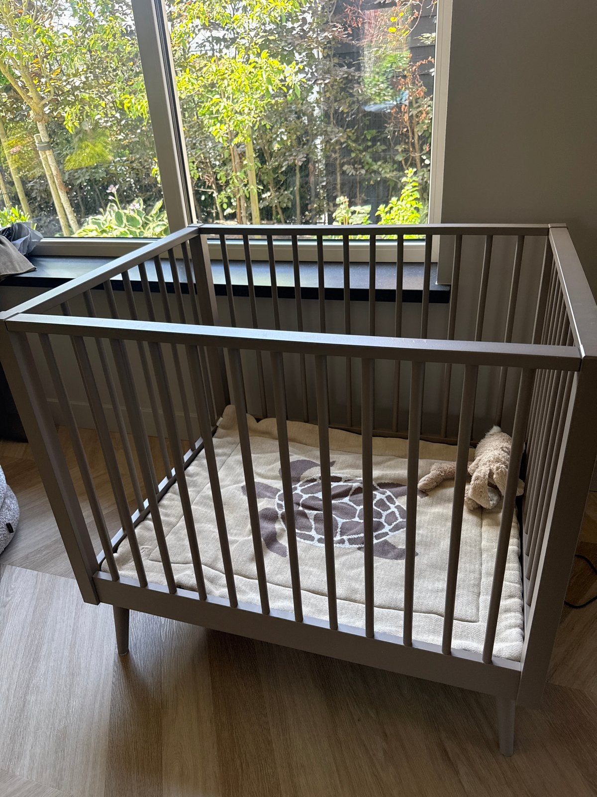Beige Box met Quax Boxkleed - Kleine Beschadigingen, Ophalen, Zo goed als nieuw, Vierkant, Boxkleed