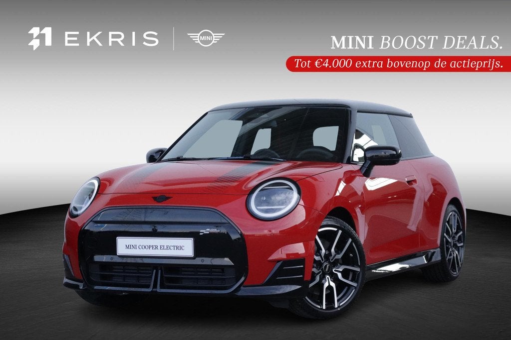 MINI Cooper SE John Cooper Works Trim | Pakket L | Panoramad, Auto's, Mini, Stof, Zwart, 4 stoelen, Mini Electric