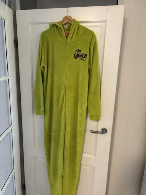 Onesie the grinch, maat L, Ophalen of Verzenden, Zo goed als nieuw, 170 of groter, Jongen of Meisje
