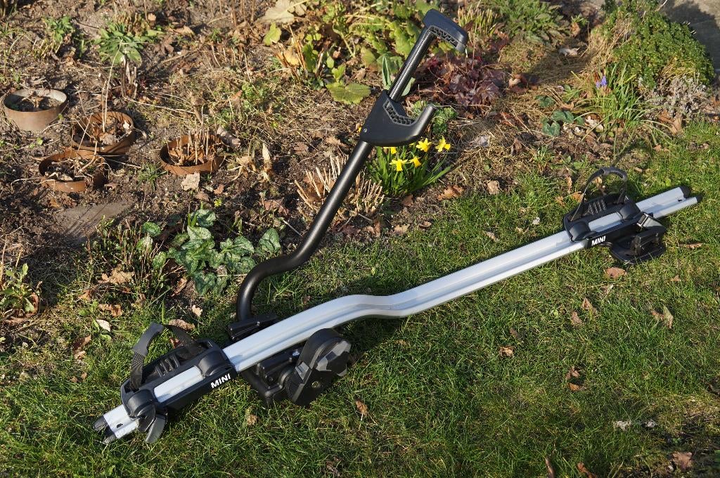 Fietsendrager voor op Mini, Ophalen, Gebruikt, Dakdrager, 2 fietsen