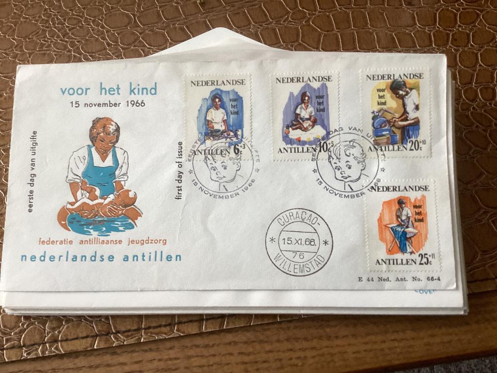 No1620 Nederlandse Antillen E44 Heb van Nederland jaargangen, Postzegels en Munten, Postzegels | Eerstedagenveloppen, Onbeschreven