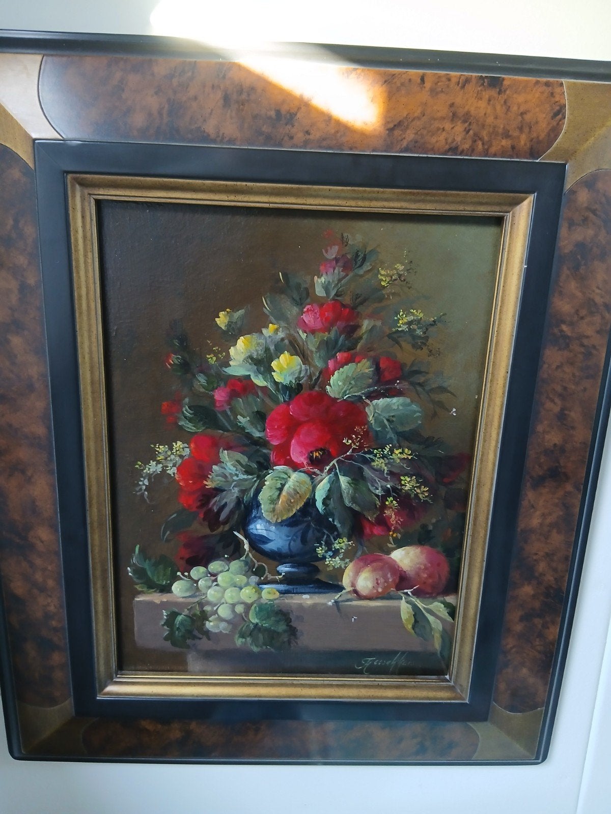 2 x Thomas heesakkers bloemen stilleven, Antiek en Kunst, Kunst | Schilderijen | Klassiek, Ophalen of Verzenden
