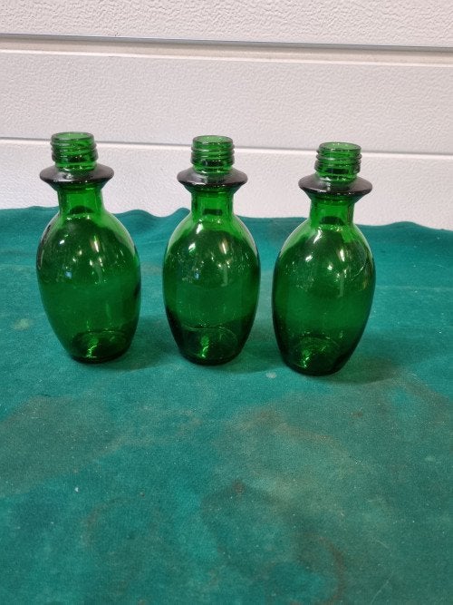 flesjes groen vintage 0.25l drie stuks, Ophalen of Verzenden, 'T Olde Gre-j, Info@toldegrej.nl, Endepoelstraat 20f Didam