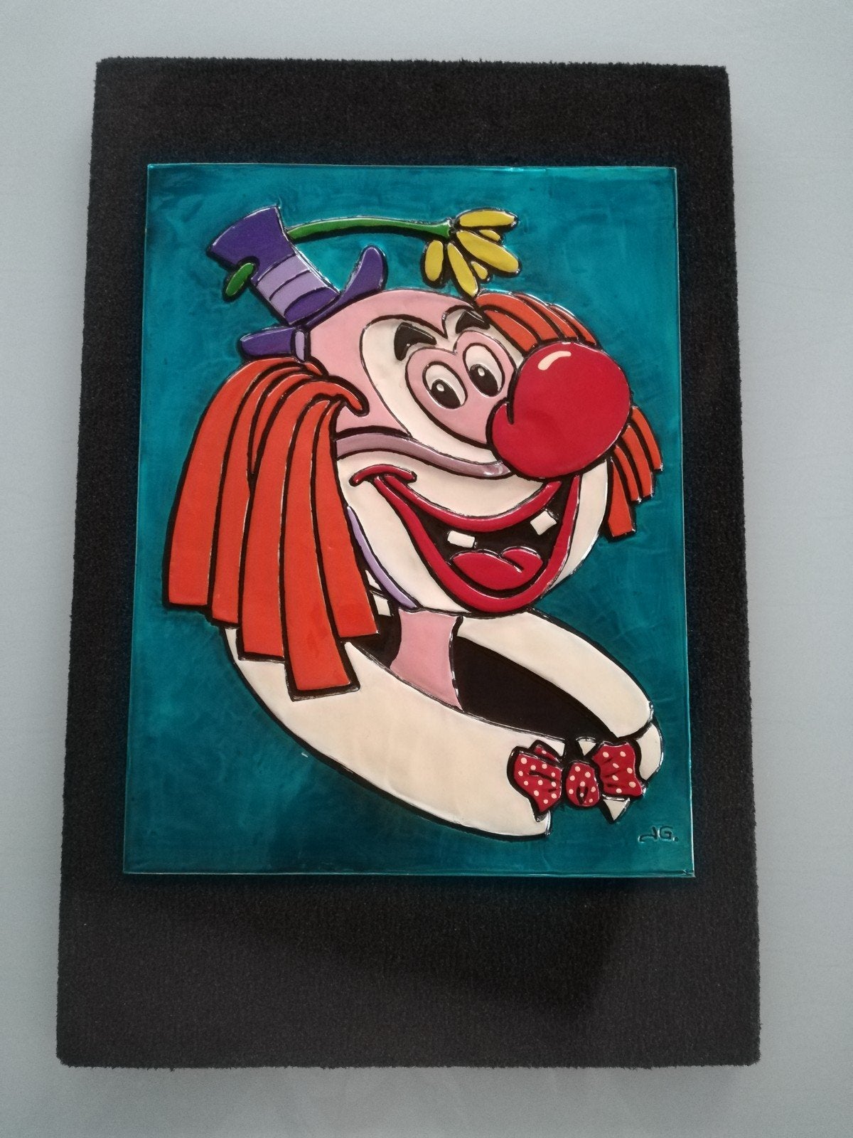 Vrolijke Clown muurdecoratie., Antiek en Kunst, Ophalen of Verzenden