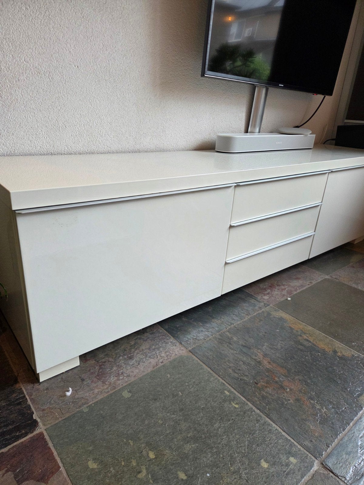 Ikea Besta Burs TV meubel, Ophalen, Gebruikt, 150 tot 200 cm, Minder dan 100 cm