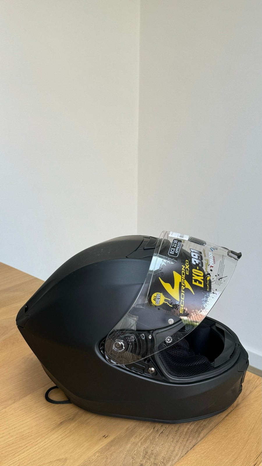 Scorpion EXO-391 Integraalhelm Mat Zwart Maat L, Motoren, Heren, Integraalhelm, L, Tweedehands