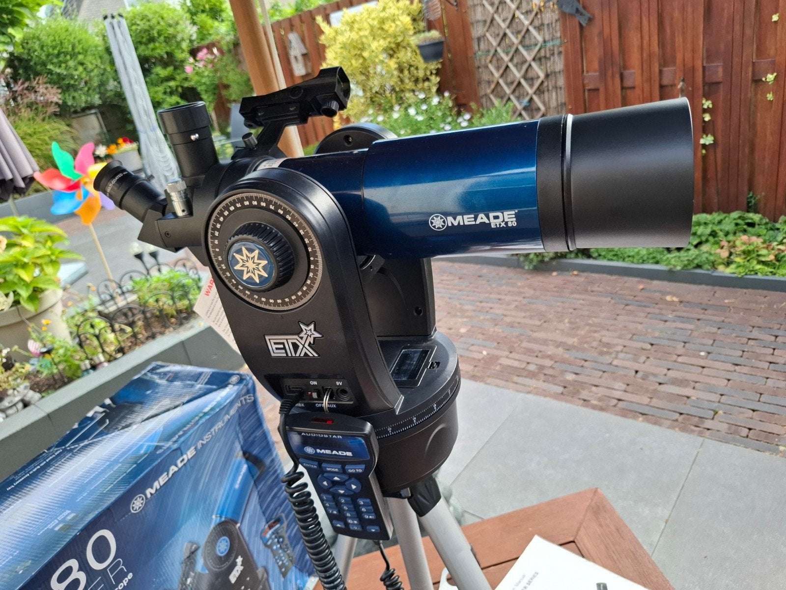 MEADE ETX-80 EC telescoop compleet met accessoires, Audio, Tv en Foto, Optische apparatuur | Telescopen, Ophalen, Lenzentelescoop (refractor)