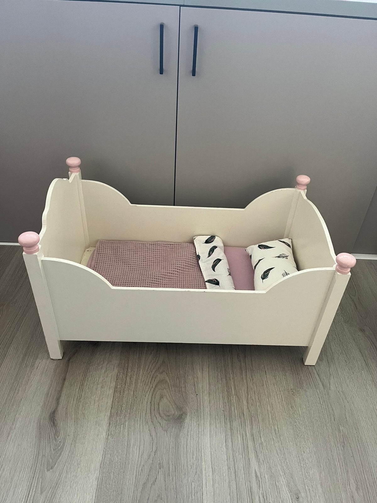 Houten poppenbedje poppen, Ophalen, Zo goed als nieuw, Minder dan 140 cm, Minder dan 70 cm