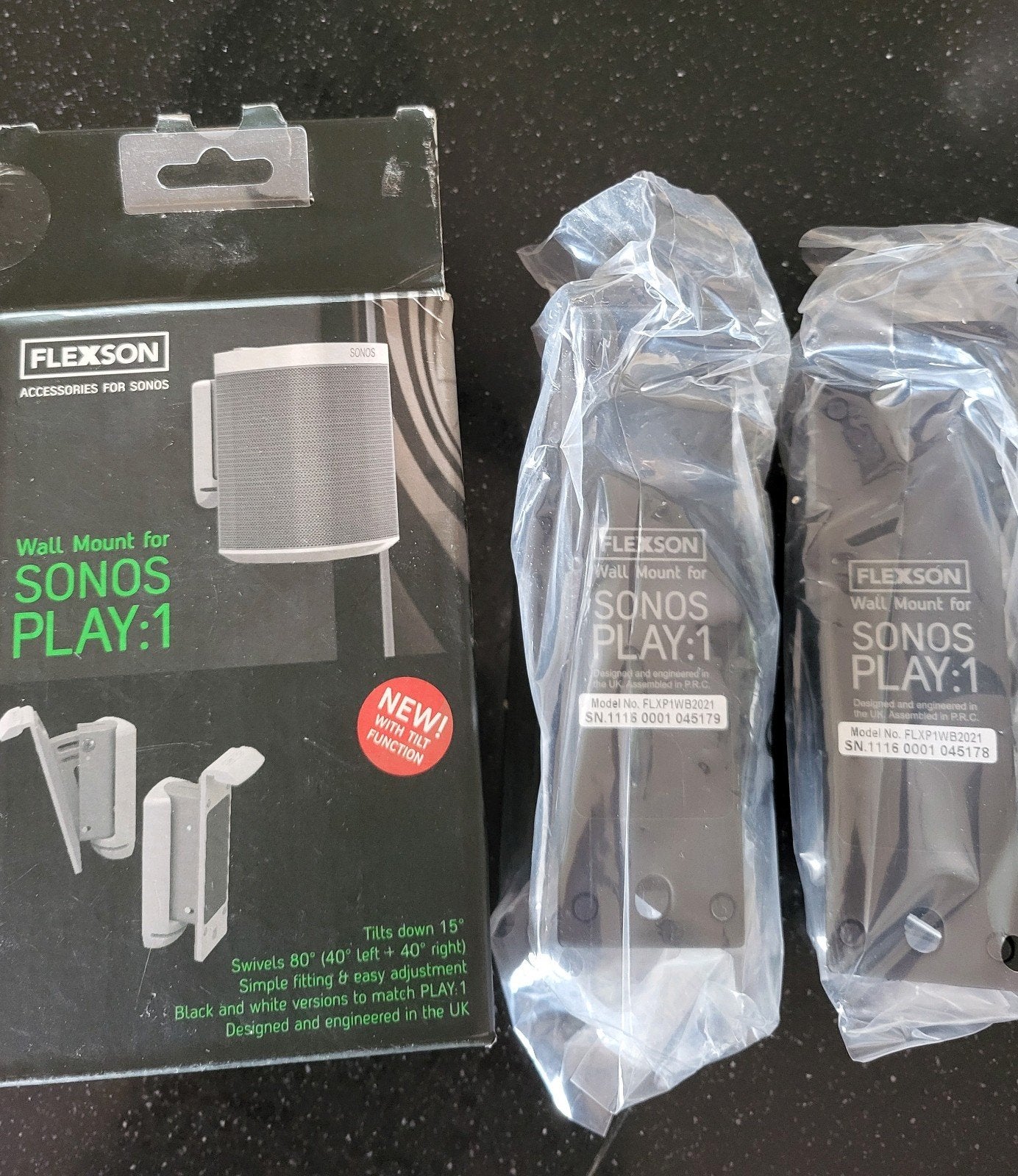 Flexson muurbeugels voor Sonos Play:1 (2 stuks), Ophalen of Verzenden, Nieuw, Overige typen, Overige merken