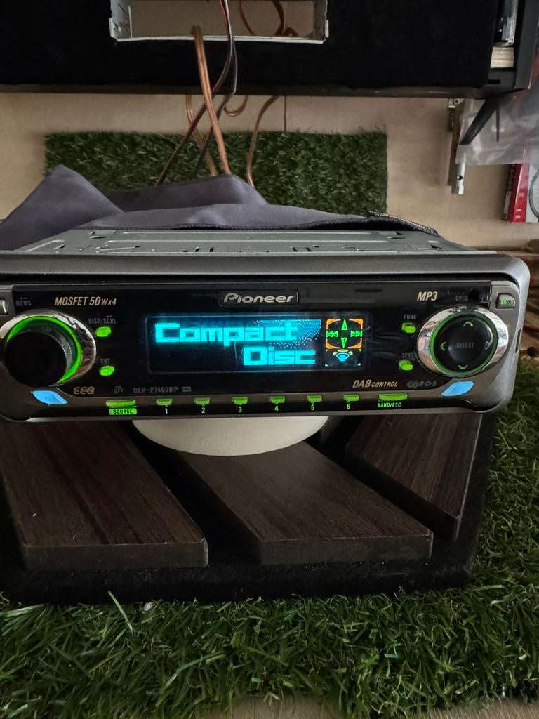Pioneer DEH-P7400MP Autoradio met DAB Control, Ophalen of Verzenden, Gebruikt