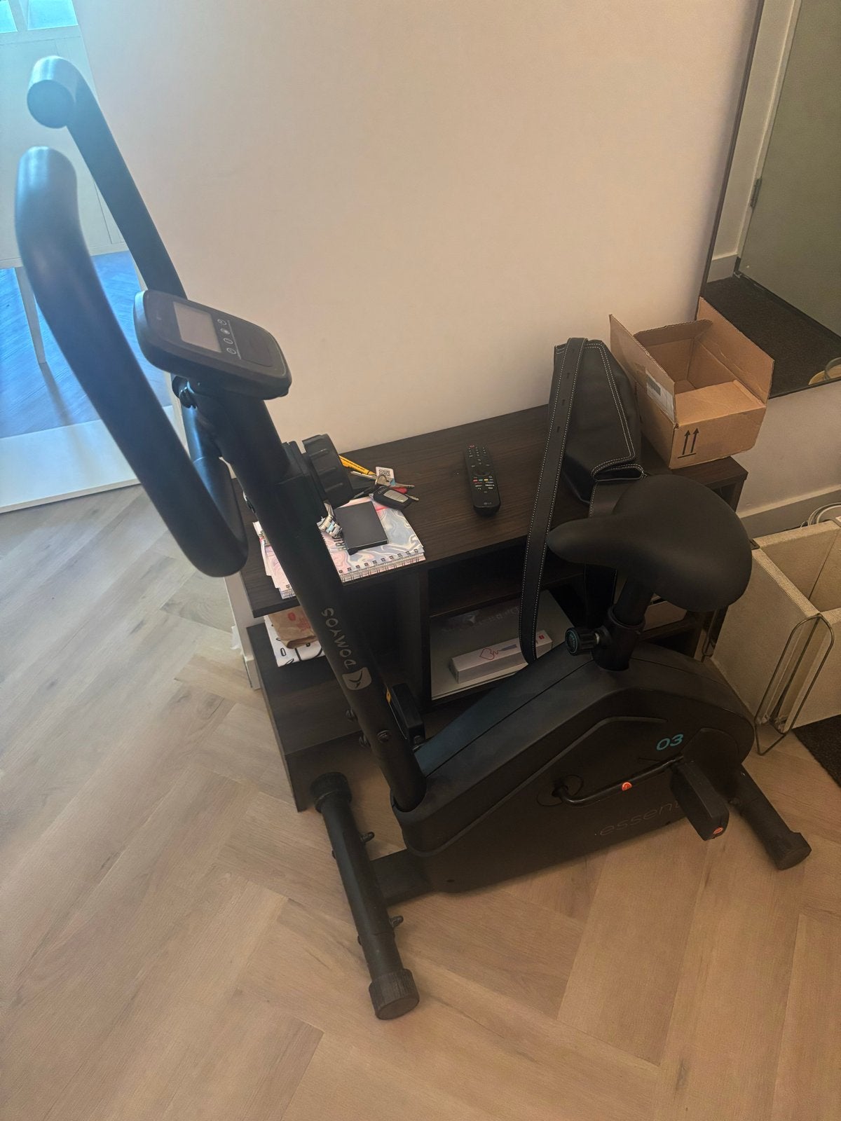 Hometrainer (vrijwel niet gebruikt), Sport en Fitness, Fitnessapparatuur, Ophalen, Zo goed als nieuw, Metaal, Benen