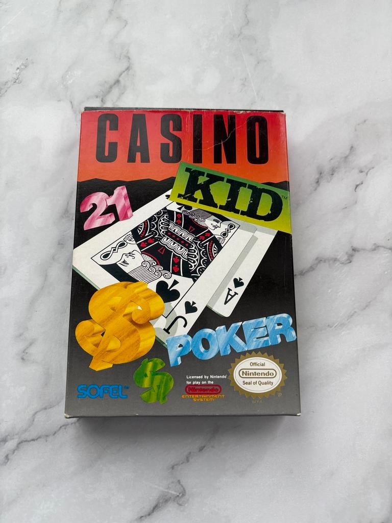 Casino Kid NES - Klassiek kaartspel voor Nintendo, Gebruikt, Overige genres, 1 speler, Ophalen of Verzenden