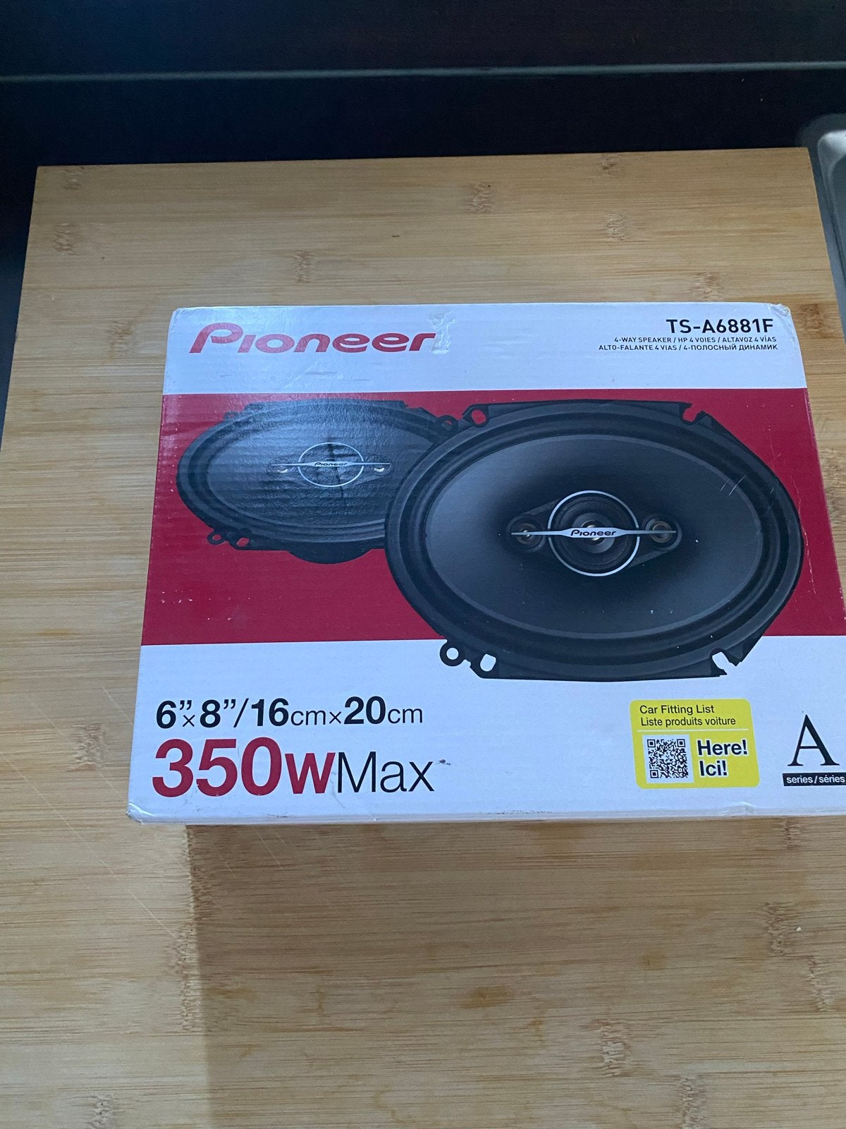 Pioneer TS-A6881F 4-weg autoluidsprekers - Nieuw in doos, Ophalen of Verzenden, Nieuw