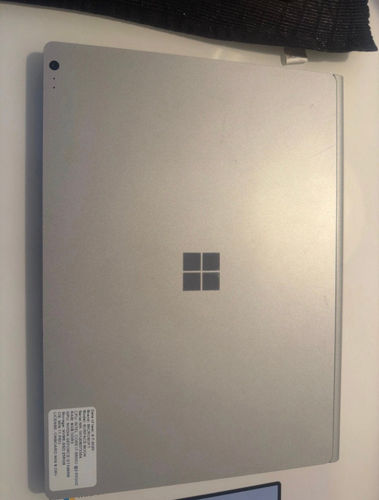 Microsoft surface 256 GB 8 GB ram i7, Ophalen, 13 inch, Qwerty, 8 GB